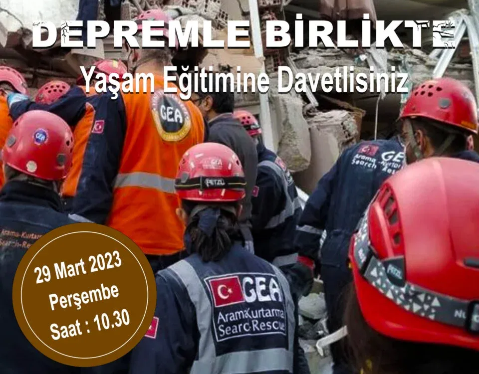 Centrum Plaza'da Depremle Birlikte Yasam Egitimi
